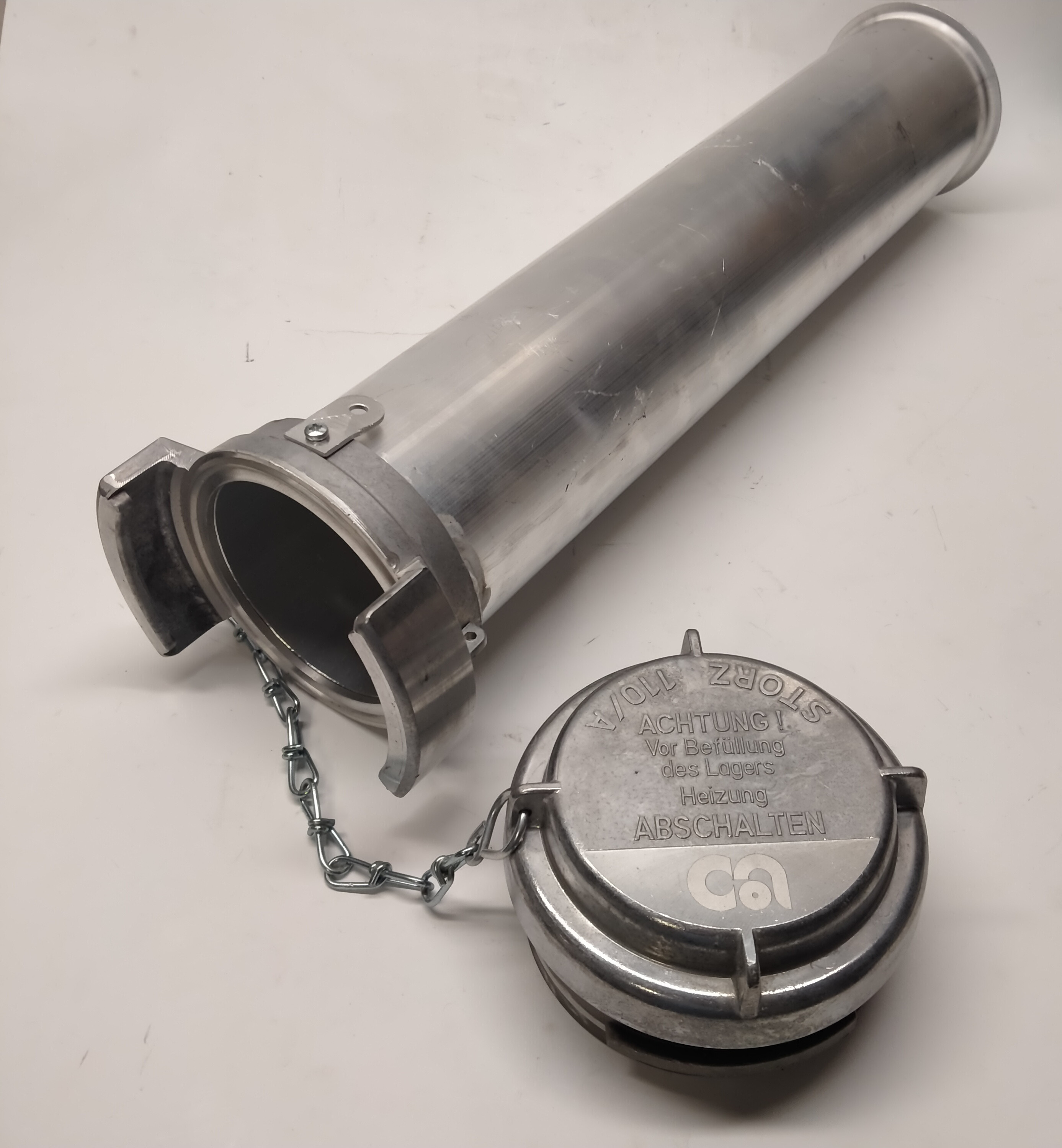Bouche de remplissage DN100 de longueur 0,3m