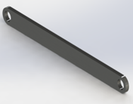 Bielle de connection des leviers de support des turbulateurs Logic