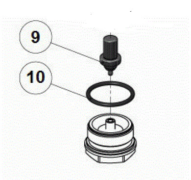 Cartouche thermostatique 60° pour kit T