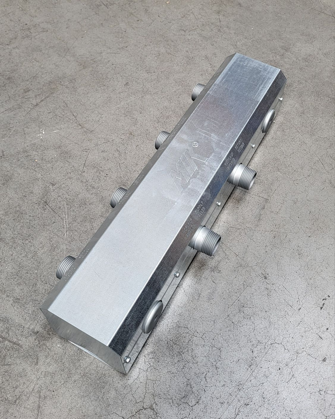 Collecteur pour 2 groupes hydrauliques DN25