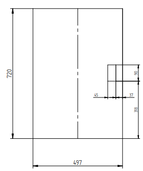 Isolation porte jaq superieure DBK