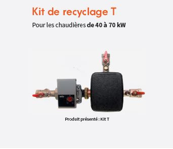 KIT HYDRAULIQUE DE RECYCL. T 60°C (sup 40 kW)