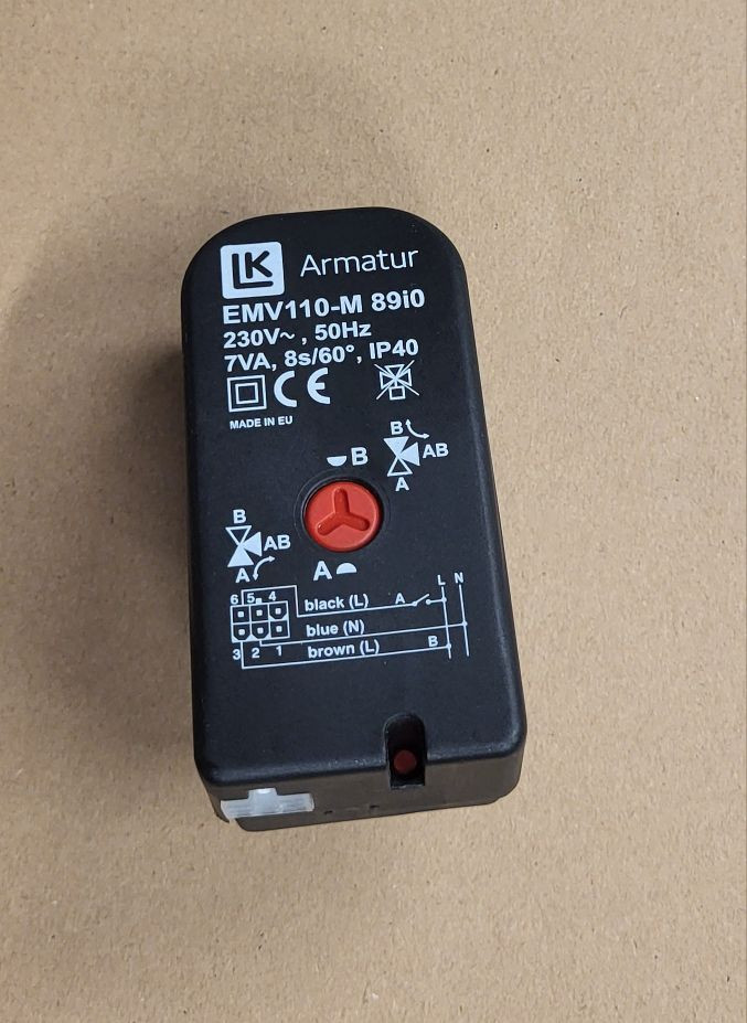Moteur vanne de zone 2V/3V avec connecteur molex