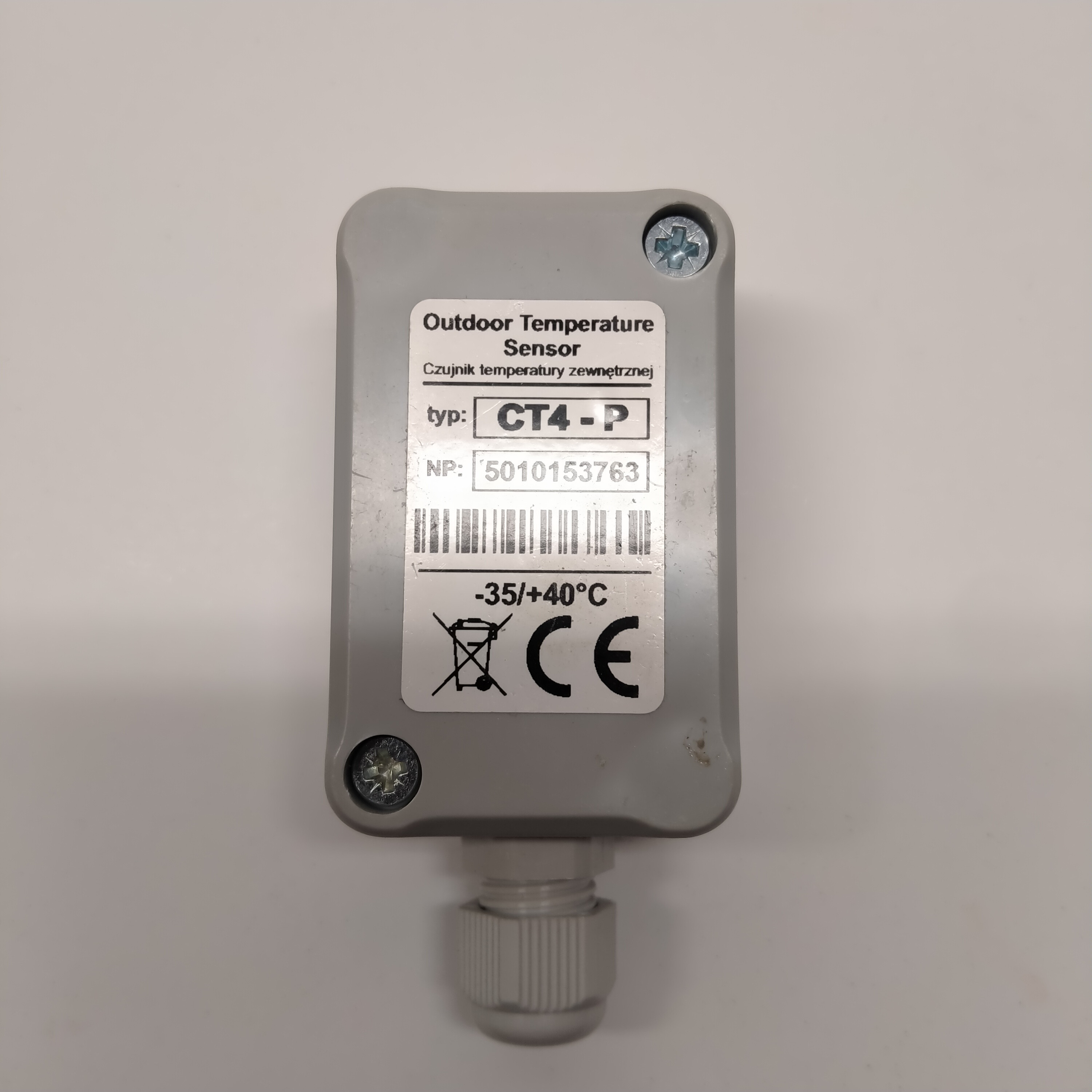 Sonde température extérieure CT4-P