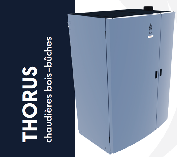 THORUS 35kW STD- Chaudière à combust inversée assistée par extracteur