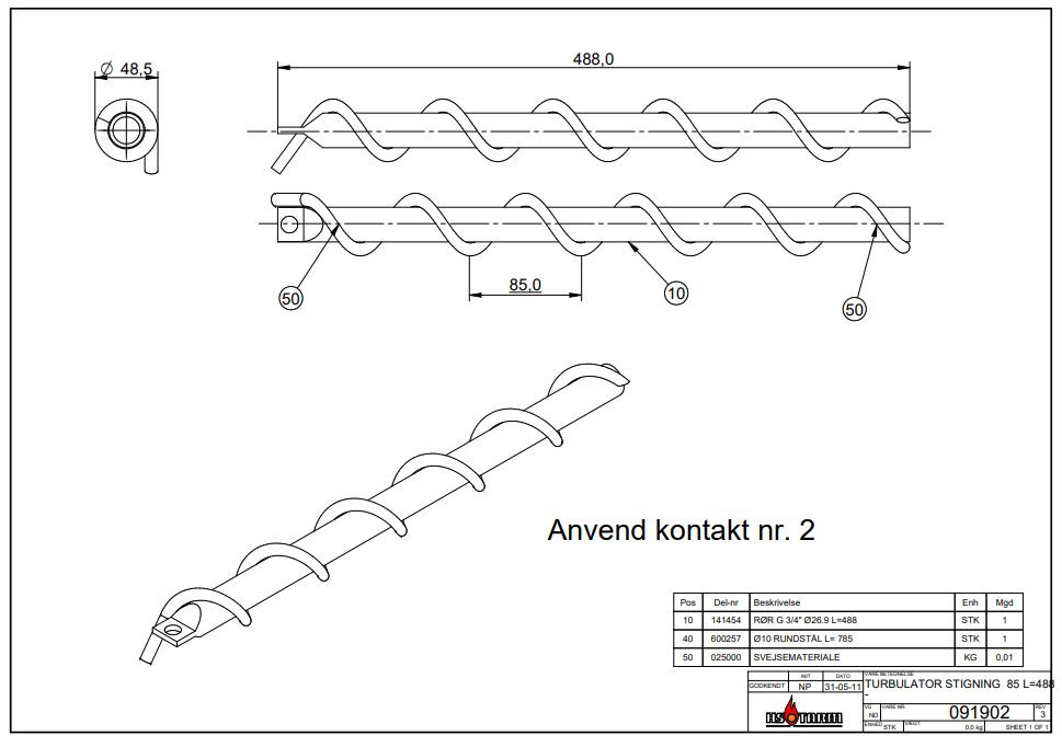 Turbulateur Block 25 MK3