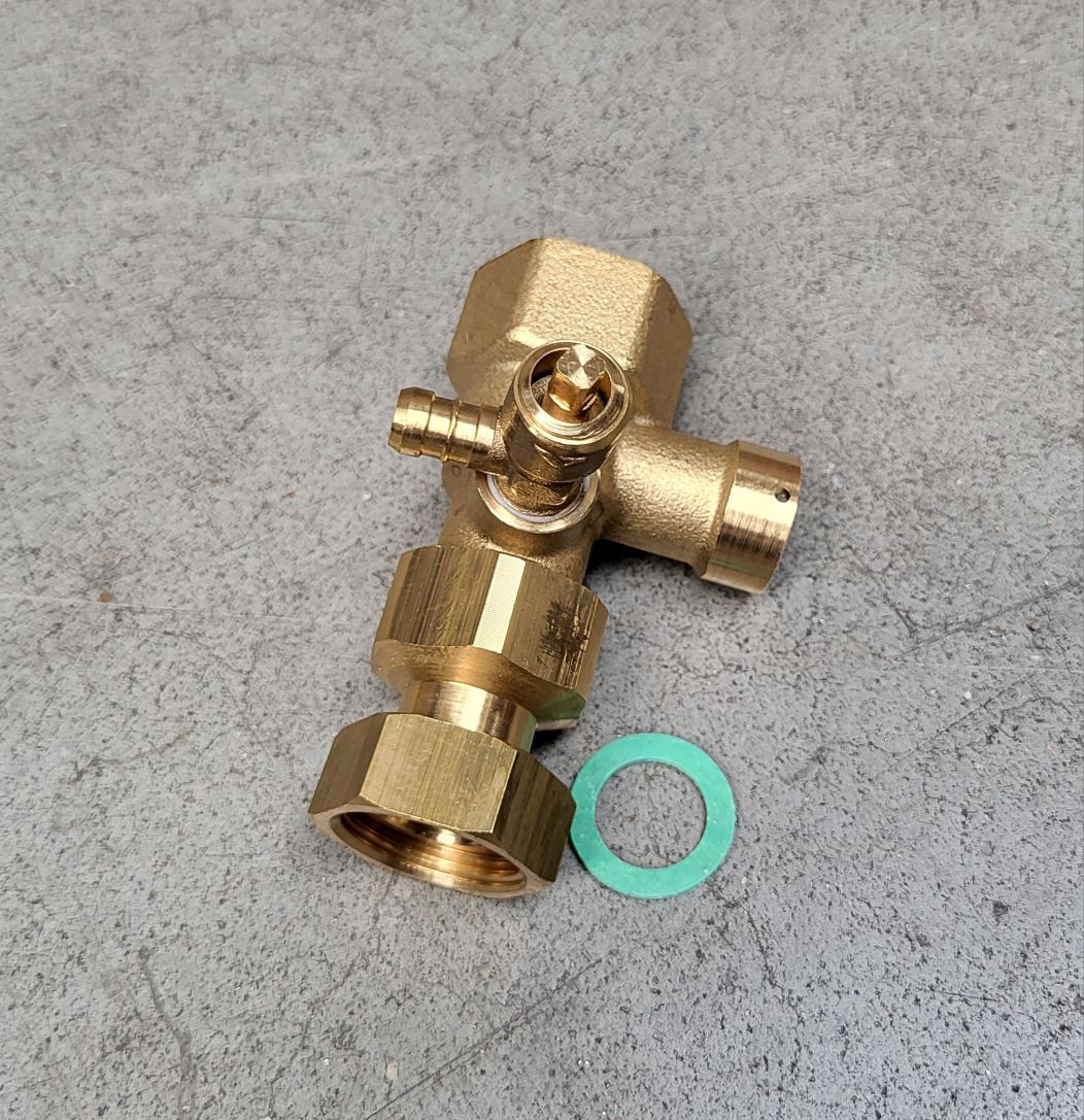 Vanne d'isolement pour vase d'expansion chauffage