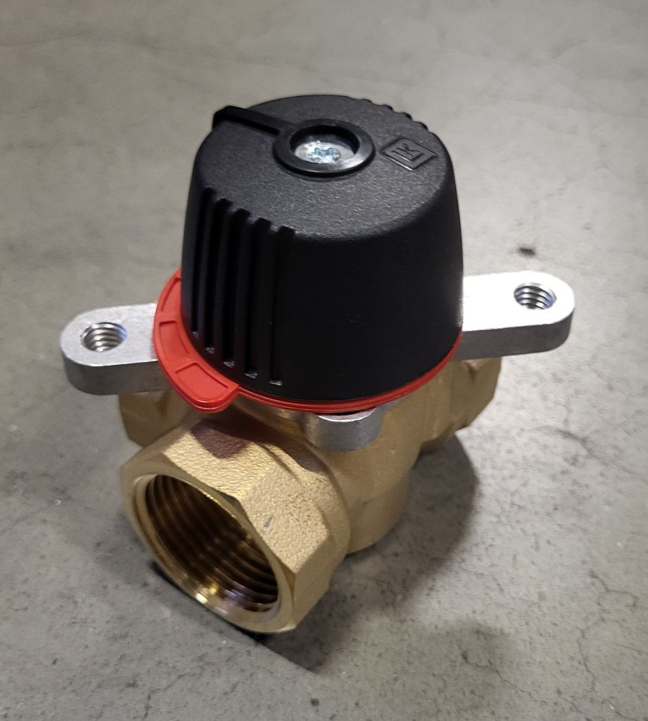 vanne laiton 3 voies 1"  D 25S motorisable